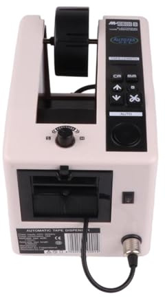 Tagliatrice del nastro, Distributore automatico di nastro adesivo Macchina for il taglio del elettrico for larghezza 8-50 mm Nastro trasparente Uso commerciale o personale per Spedizioni, Scuole
