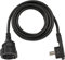 Brennenstuhl Cable alargador de 2 m con Enchufe Plano (alargador eléctrico, Enchufe Plano, para Interiores) Negro