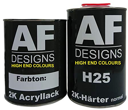 1L 2K Acryllack Autolack Set geeignet für FENDT GRAU 7100KR