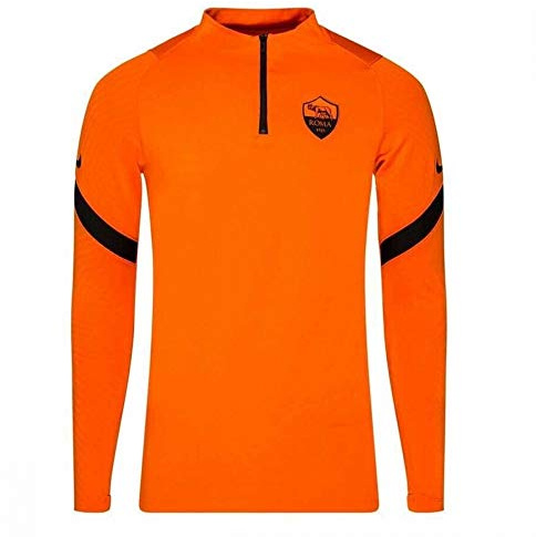 Nike Herren Long Sleeved T-Shirt Roma M NK Dry Strk DRIL TOP CL, Safety orange/Black/(Black) (no sponsor-3rd), XL, CK9630