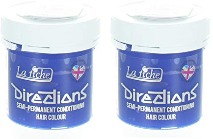 La Riche Directions semipermanente Haarfarbe Tönung 2er-Packung - Pastellblau