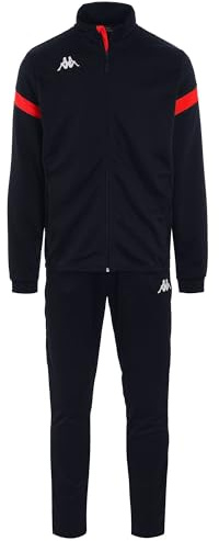 Kappa Dalcito Tuta da ginnastica, Blu / Rosso, 14 anni Unisex - Bambini e ragazzi