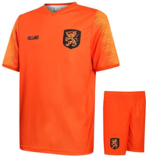 Camiseta de Fútbol de la selección Holandesa de Primera equipación - Naranja - Niño y Adulto - Equipación de fútbol - Chico - Ropa de Futbol - Talla L