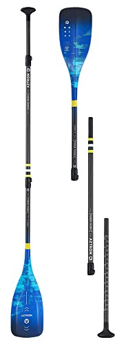 AZTRON Power 2.0 Carbon 70 Paddel 3-teilig, SUP Paddel, Stechpaddel,