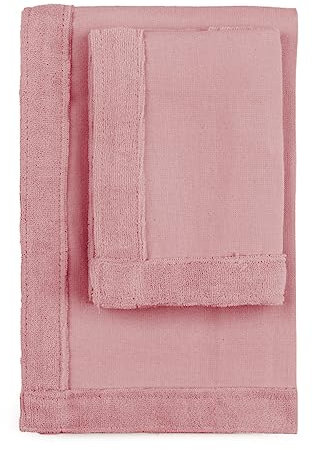 Morbidissimi Set Asciugamani Monoterry 1+1 Cotone e Spugna J532 Cipria