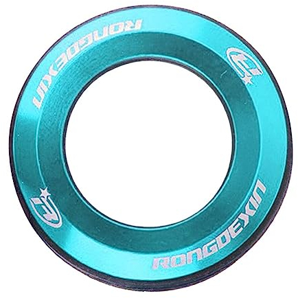 Fahrrad-Vordergabel-Unterlegscheibe, staubdichte Abdeckung, Fahrradgabel, staubdichte Kappe, Fahrradgabel, Vorbauscheiben, Abstandshalter – MTB Mountainbike Upgrade Teile (blau)