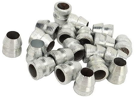 20Pcs Safety Round Handle Wedge, Conical Steel Wedge, Durable Iron Construction, 18Mm for Hammer Axe Sledge Handle Wood Splitting Tools
