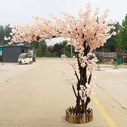 Arbre de Fleurs de Cerisier Artificiel, Arbre Sakura, Cerisier pleureur, Fausses Plantes de Fleurs de Cerisier, Arbres artificiels avec tiges de Bois véritable et réplique de Feuilles réalistes