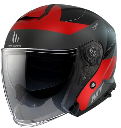 MT HELMETS Casco de moto Jet Thunder 3 T3