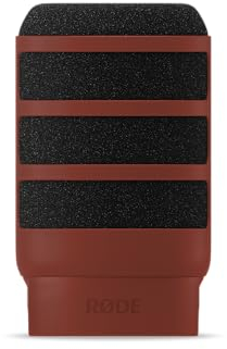 Filtre anti-pop RØDE WS14 Premium pour PodMic et PodMic USB (Rouge)