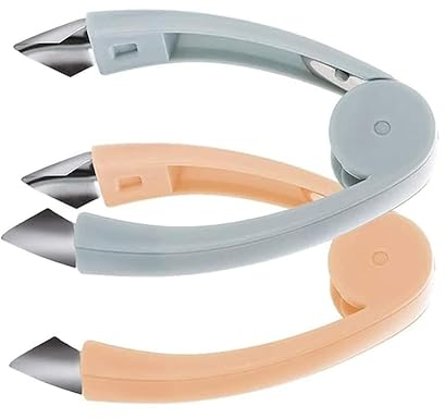 2 Pack of Strawberry Huller Stem Remover Tomato Pineapple Corer Kitchen Gadget for Fruit and Vegetable Corers, Fruit and Vegetable Tools Corers and Pitters