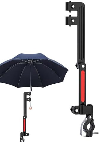 fanelod Stroller Umbrella Holder,Umbrella Mount Holder - Heavy Duty Golf Push Cart Umbrella Holder, Umbrella Stand for Mobility Scooter, Stroller, Wheelchair