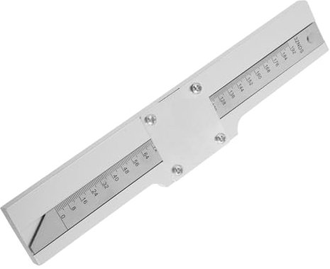 ULTECHNOVO Jauge de Profondeur Mesure Précise pour Pneus en Métal Multifonction Manomètre Professionnel avec Loupe Réutilisable du Profil de Pneu pour Véhicules Variés