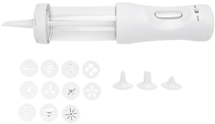 FLCPJGV Cookie Press Maker Kit with 12 Cookie Discs Biscuit Maker Set for Dessert