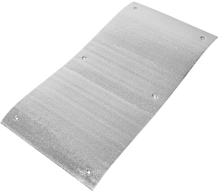 AUTSUPPL Película Reflectante Aislante para Ventanas con Ventosas Lámina de de Aluminio para Bloqueo Solar Protección Térmica y Privacidad Hogar Balcón Garaje y RV