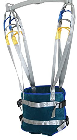 Imbracatura For Toilette Sollevatore Pazienti Cintura Di Trasferimento Dispositivo Di Regolazione Dell'altezza Ausilio Il Movimento Sollevatore Deambulazione Supporto For La Deambulazione(M)