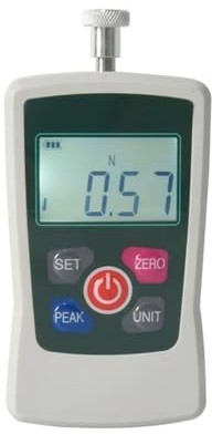 Dinamometro digitale a quattro unità Oz, Lb, N, Kg, dinamometro portatile for strumenti di misurazione della forza spinta e trazione(20N)
