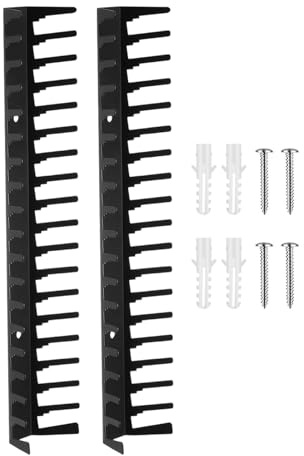 Modern Metal Coat Rack Wall - Scaffold Board Shelf Brackets, Sturdy Wall Coat Hooks for Hanging Coats | Rustic Black Metal L Brackets for Shelves,Matte Black