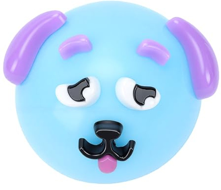 Qudinip Stressball mit Lustigem Ausdruck, Weicher TPU-Quetschball Zum Stressabbau Im Heimbüro, 8 X 8 X 5 cm (1 STK)