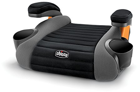 Chicco GoFit Backless Booster Car Seat Without Latch Attachment, Travel Booster Seat for Car, Portable Car Booster Seat for Children 40-110 lbs., Shark/Black/Grey