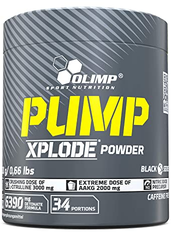 Olimp Sport Nutrition Pump Xplode Powder, Fruit Punch, 300 g, Pre Workout Booster