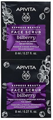 Apivita | Express Beauty Crema Exfoliante luminosidad con arándanos