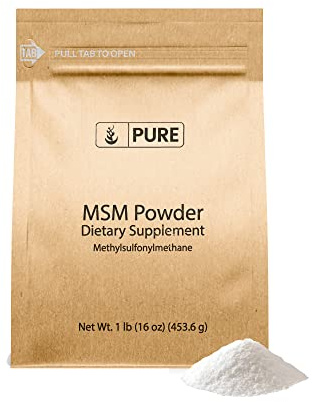 PURE ORIGINAL INGREDIENTS Methylsulfonylmethane (1lb) MSM, Natural Sulfur Dietary Supplement