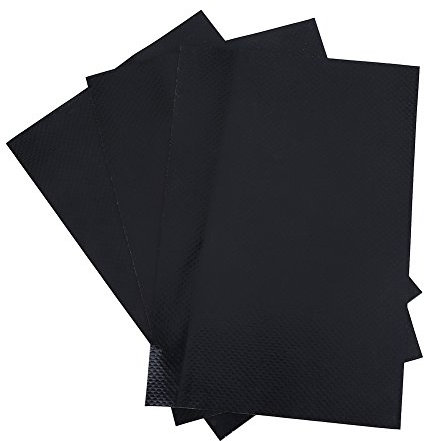 Bnineteenteam 3Pcs PVC Reparatur Patches für Schlauchboot Kayak Kanu,Reparatur von SchlauchbootenSet Zubehör PVC Kleber Schlauchboot(schwarz) Wassersport