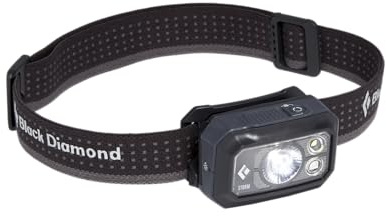 Black Diamond Unisex – Erwachsene Storm 400 Wasserdicht, staubdicht LED Stirnlampe, Graphite, All