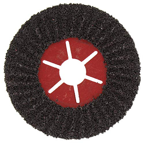 TTAMG Disco Abrasivo Semiflessibile 115 mm Grana 24 in Ossido di Alluminio per Smerigliatrice Angolare, Smerigliatrice da Banco, Smerigliatrice Assiale