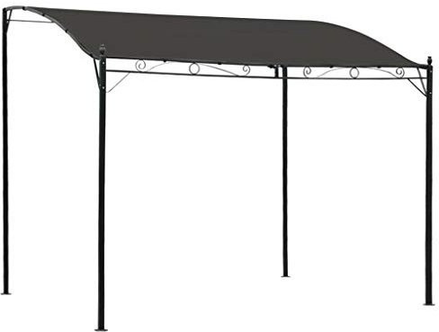 Tidyard Gazebo Petgolato da Giardino Antracite,Gazebo Pergola da Giardino 3x2,5 m