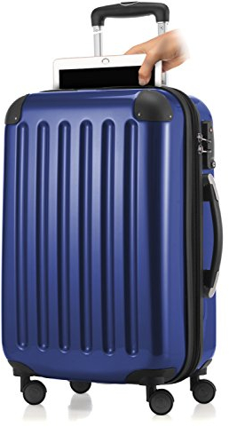 Hauptstadtkoffer - Alex - Handgepäck+Laptopfach Trolley Reisekoffer, TSA, Dunkelblau