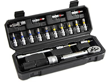 Mephisto Pro-Line Drehmomentschlüssel Set Kopf:Schwarz/Silber Matt