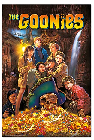 Gruppo Erik: Poster The Goonies - Treasure, 61 x 91,5 cm, Poster da parete con carta lucida e incorniciabile, Gadget The Goonies