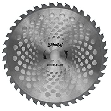 CRISCUOLO Brico Store Disco per Decespugliatore, Disco Decespugliatore Samurai 40 in Widia, Denti Ø mm. 255 E Foro Mm 25,4