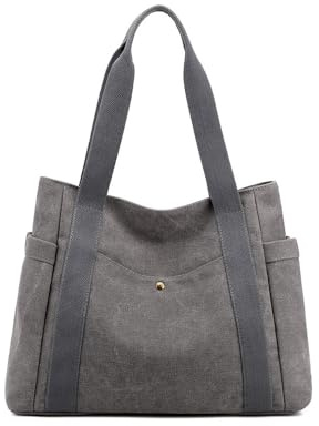 RPAEOY Bolso Shopper Mujer Grande Capacidad Bolsa Compra Bandolera Lona Bolsos Mano Playa Verano Trabajo Escuela Bolsas Tote Bag