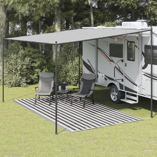 LXYZWRW Furniture Select Zeltteppich 250x400 cm anthrazit und weiß