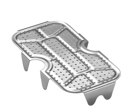 Steamer Rack for Cooking, Steam Tray for Camping, Portable Steamer Insert, Steamer Tray for Picnic & Outdoor, Steam Basket for Healthy Eating, Compact Steamer for Travel