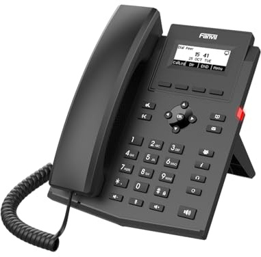 Fanvil X301W・IP-Telefon・Schwarz・Kabelgebundenes Mobilteil・Tisch/Wand・Linux・Im Band・Außerhalb des Bandes・SIP-Info (X301W)