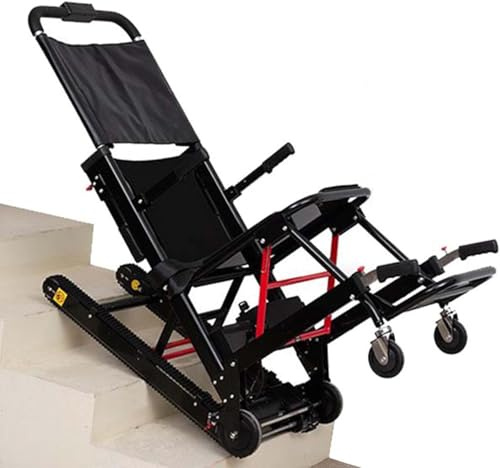 FANGZHL Elektrischer Raupen-Treppensteiger,Treppenlifte Für Ältere Menschen,Elektrische Treppenlifte,Für Ältere,Behinderte Patienten Und Den Gütertransport,Traglast 165 Kg/364 Lbs A