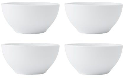 Mikasa Chalk Cuencos de porcelana para picar, 10 x 5 cm, caja de regalo