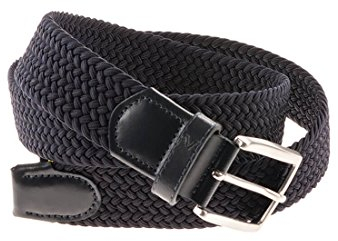ALBERTO Herren Gürtel Basic Braided 8330 (navy 899, 105)