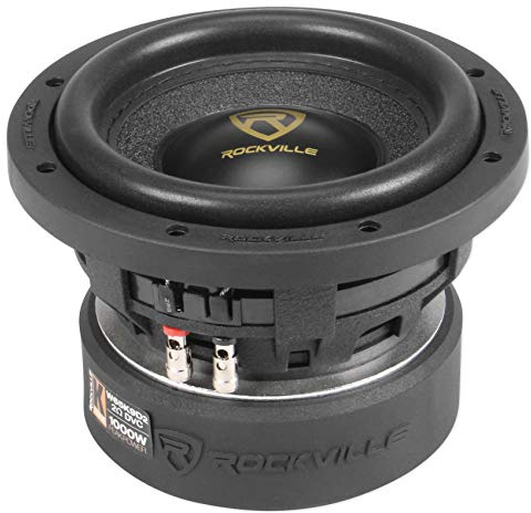 Rockville W65K9D2 6.5 1000w Peak Car Audio Subwoofer Dual 2-Ohm Sub 250w RMS CEA Rated
