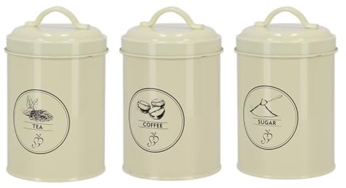 Set mit 3 Dosen – Tee, Kaffee und Zucker