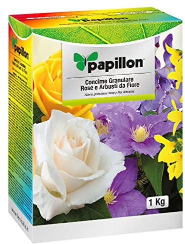 Papillon Concime Granulare per Rose e Arbusti Fioriti 1kg
