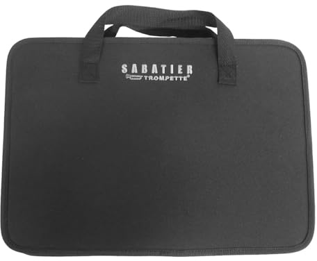 SABATIER TROMPETTE - Trousse vide pour 5 couteaux de cuisine - Valisette - Nylon - 40 x 30 cm - Noir