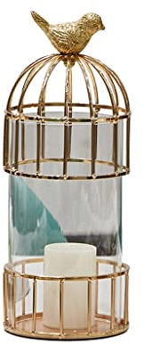 Kerzenhalterhalter Golden Birdcage Kerzenhalter Ornamente Leichte Luxus Hochzeitsfotografie Requisiten Europäischer Stil amerikanischer Haus im amerikanischen Haus im Stil eines Haus for Haushaltstisc