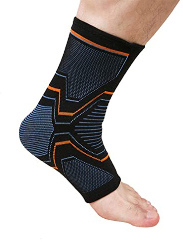 NVYAZJ 2 Stück Knöchelbandage, leichte atmungsaktive Druckbandage für die Genesung von Verletzungen, Gelenkschmerzen, Korbfuß-Sportsocken, Wickelbandage, Physiotherapie-Fußpflege