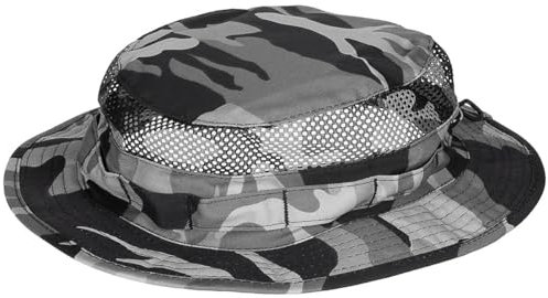 MFH Buschhut, Mesh Boonie (DE/NL/SE/PL, Alphanumerisch, L, XL, Grey camo)