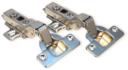 IHC 4 Stück 35mm Mittelanschlag Topfband mit hydraulisch Dämpfer Scharnier Topfscharniere Topfbänder